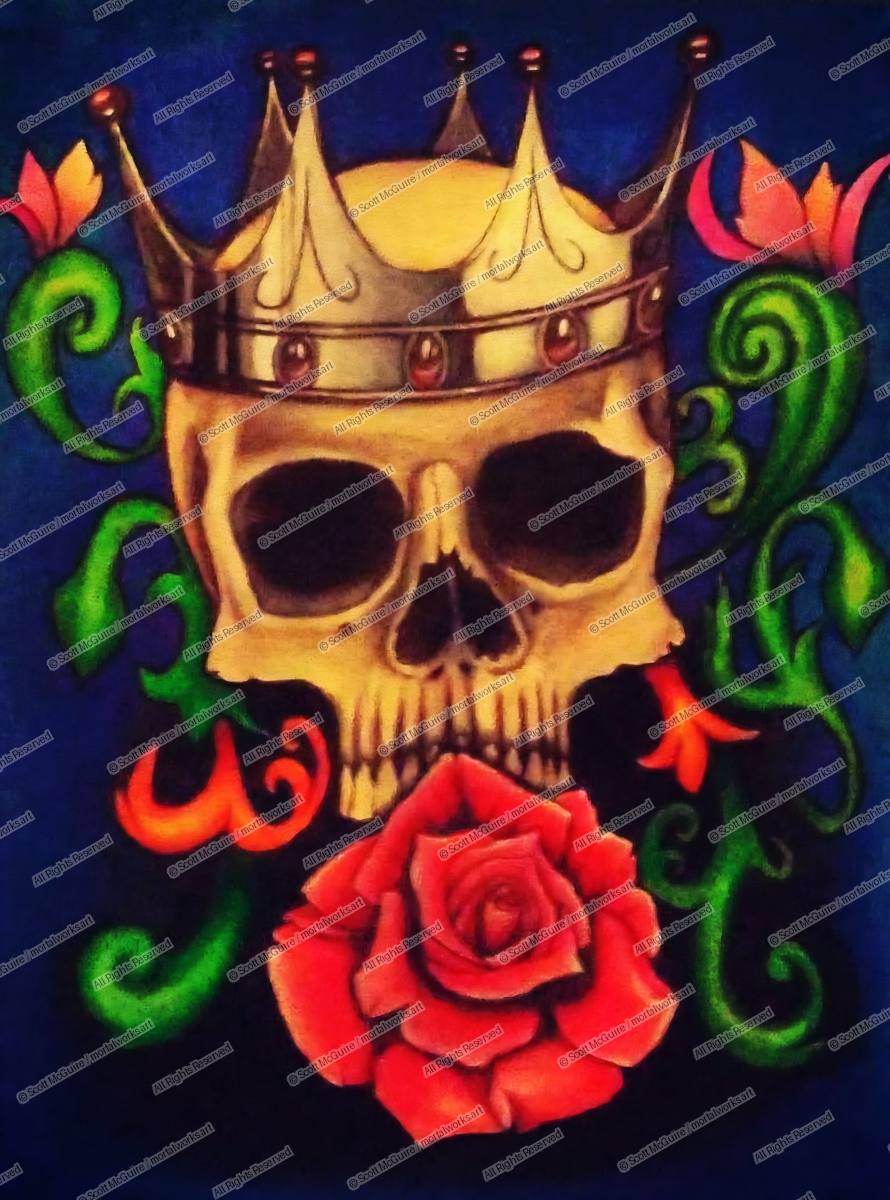 Casket Spray for the King