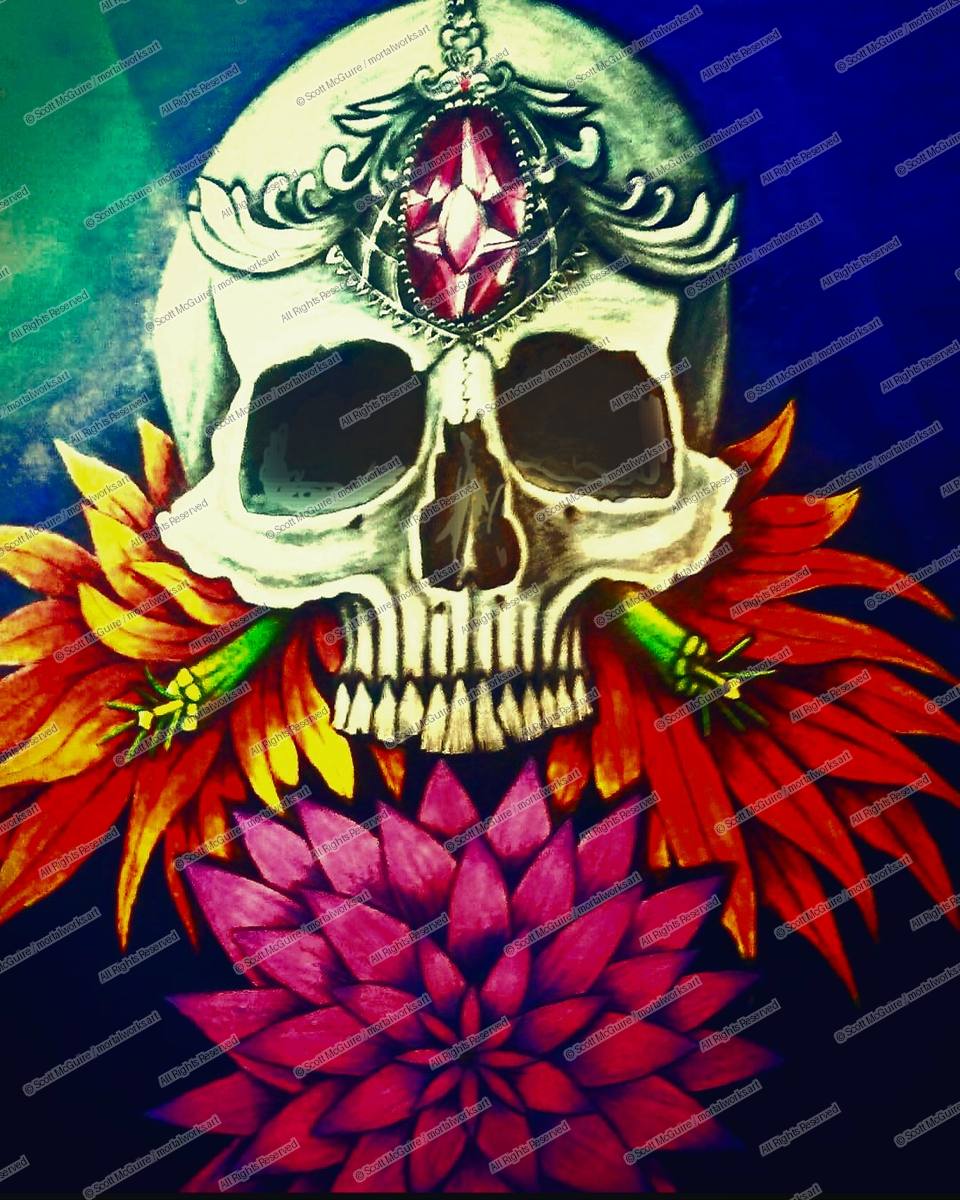 Queens Casket Spray 