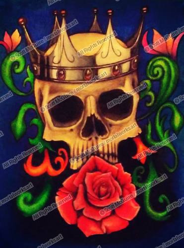 Casket Spray for the King