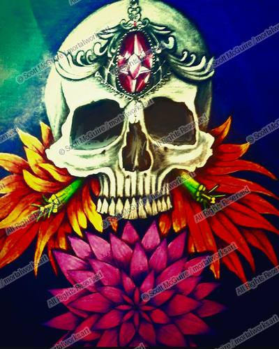 Queens Casket Spray 